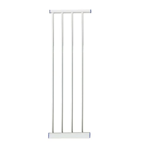 Extensión Puerta Seguridad Bebe Niños Metalica Escalera 30 Cm Blanco